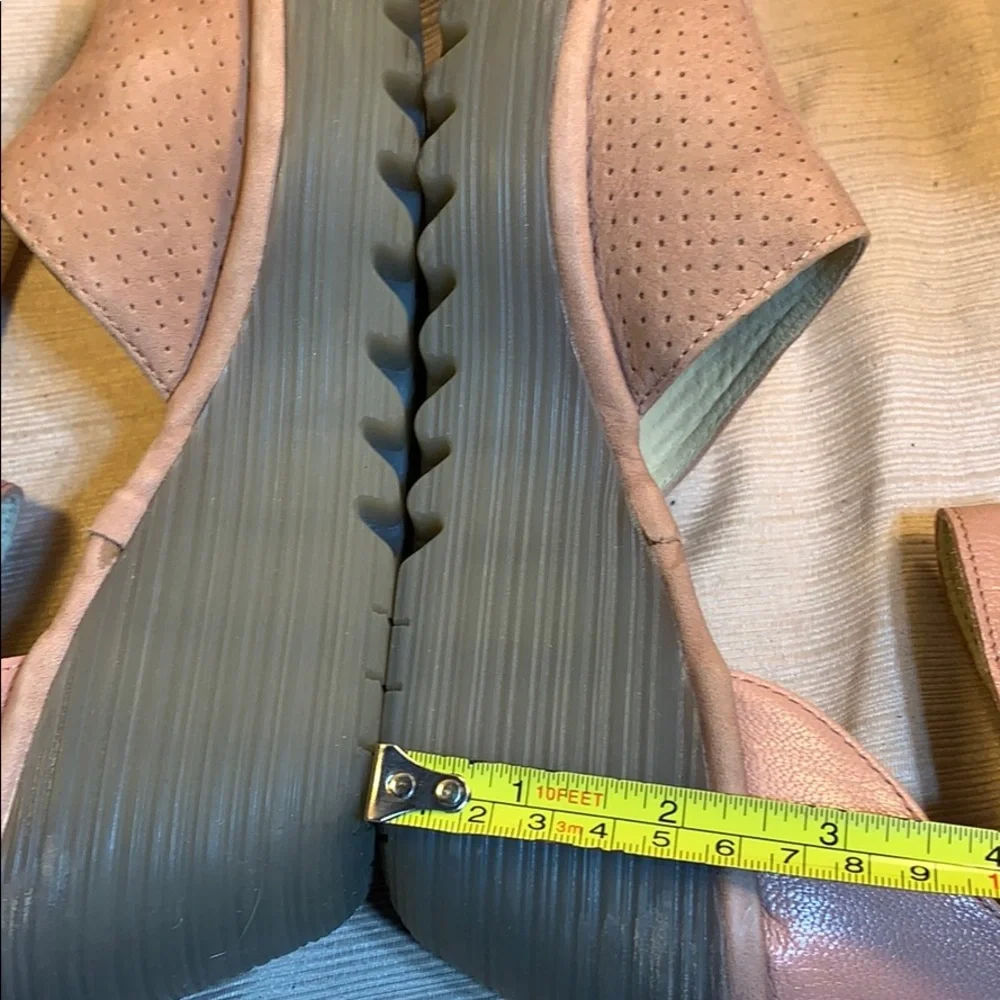 FLY London almost NEW, worn once, leather peep toe